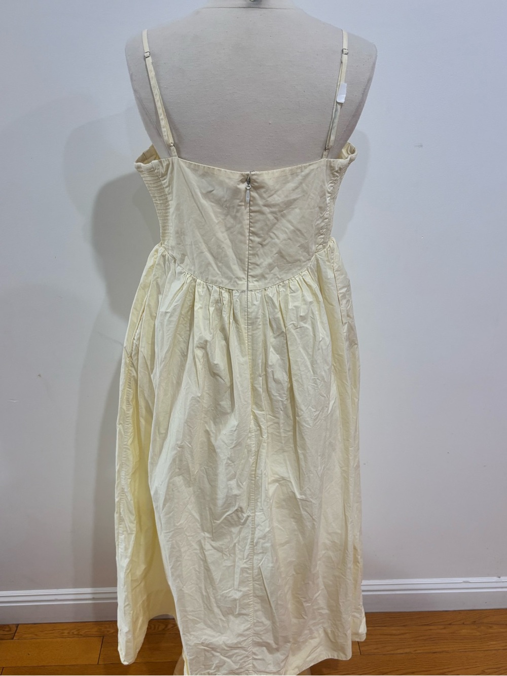Ronny Kobo x RTR Yellow Corset Midi Dress, Size: 12 - Picture 12 of 15